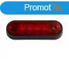 LED helyzetjelz lmpa (100x34mm) 12/24V piros