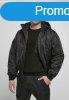 Brandit Hooded MA1 Bomber Jacket black