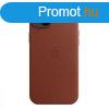 Apple iPhone 14 Plus Leather Case with MagSafe, umber