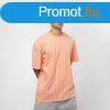 Polo Karl Kani Small Signature Pinstripe Tee Coral White