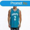 Mitchell & Ness Charlotte Hornets #2 Larry Johnson teal/