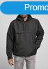 Brandit Fleece Pull Over Windbreaker black