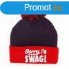 GangstaGroup Sorry I`m Swag! Winter Cap Navy Red