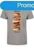 Mr. Tee A Burger Tee heather grey