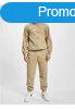 DEF Elastic plain track suit beige