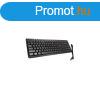 Billentyzet multimdis SilverLine KB-MM818 fekete