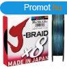 Daiwa J-Braid X8 Multicolor 8 Braid 300m 0,24mm fonott zsin
