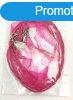 Textil / Organza nyaklncalap - fuchsia - delfinkapoccsal - 