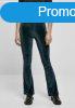 Urban Classics Ladies High Waist Velvet Boot Cut Leggings te