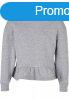 Urban Classics Girls Organic Volants Hoody grey