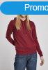 Urban Classics Ladies Organic Hoody burgundy