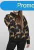 Urban Classics Ladies Oversized Christmas Sweater black/gold