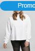 Urban Classics Ladies Oversized High Neck Crew white