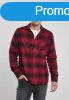 Urban Classics Oversized Checked Grunge Shirt black/red