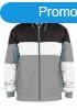 Urban Classics Kids Tricolor Nylon Jacket Grey Black White