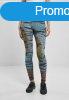 Urban Classics Ladies Cotton Tie Dye High Waist Leggings bla