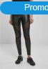 Urban Classics Ladies Tech Mesh Faux Leather Leggings black