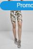 Urban Classics Ladies High Waist Camo Tech Cycle Shorts dusk