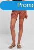 Urban Classics Ladies High Waist Cargo Shorts terracotta