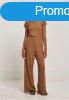 Urban Classics Ladies Rib Wid Leg Jumpsuit darktaupe