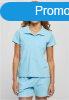 Urban Classics Ladies Towel Polo Tee balticblue