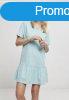 Urban Classics Ladies Valance Tee Dress seablue