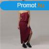 Urban Classics Ladies Viscose Bandeau Dress burgundy