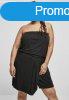 Urban Classics Ladies Viscose Short Bandeau Dress black