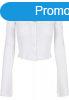 Urban Classics Ladies Cropped Rib Cardigan white