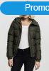 Urban Classics Ladies Hooded Puffer Jacket dark olive