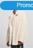 Urban Classics Ladies Lapel Teddy Jacket whitesand