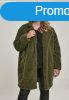 Urban Classics Ladies Oversized Sherpa Coat olive