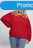 Urban Classics Ladies Wide Oversize Sweater fire red