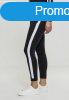 Urban Classics Ladies Interlock Joggpants black/white