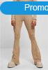 Urban Classics Ladies Rib Knit Bootcut Leggings unionbeige