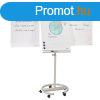 Flipchart tbla mobil 68x105cm, mgneses, 2 db segdkarral, 