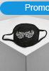 Mr. Tee Paisley Mustache Face Mask black