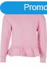 Urban Classics Girls Organic Volants Hoody girlypink