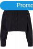 Urban Classics Ladies Cropped Oversized Blouse black