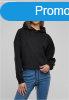 Urban Classics Ladies Cropped Oversized Hoodie black