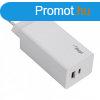 Akyga AK-CH-20 USB-C USB-A PD GaN 5-20V / 1,5-5A 100W White