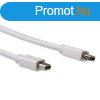 ACT AK3959 Mini DisplayPort cable Male-Male 1m White