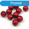 Cseh prselt goly - Matte Pearl Dark Red - 8mm