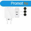 Goobay Dual USB Wall Quick Charge White