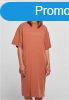 Urban Classics Ladies Organic Long Oversized Tee Dress terra