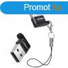 USB C (ni) - USB (frfi) adapter Ugreen US280 - fekete