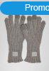 Urban Classics Knitted Wool Mix Smart Gloves heathergrey