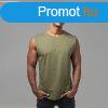 Urban Classics Open Edge Sleeveless Tee olive