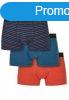 Urban Classics Boxer Shorts 3-Pack mini stripe aop+boxteal+b