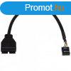 Akyga AK-CA-28 Adapter USB2.0/USB3.0 0,2m Black